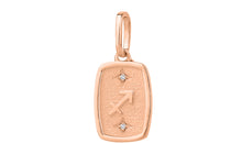 Medaillon STERNZEICHEN Silber mit Diamanten