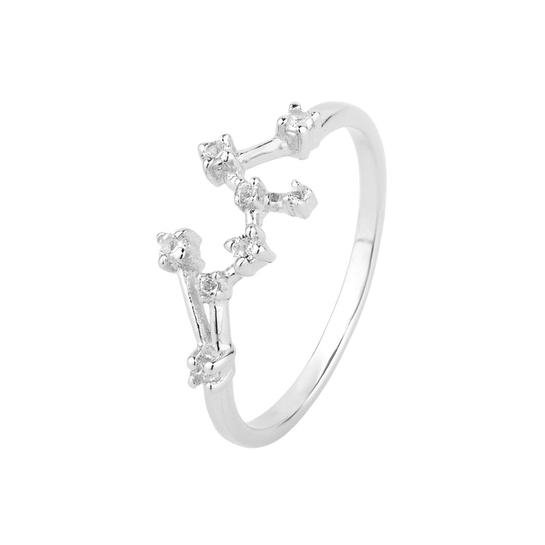 Sternzeichen Ring SCHÜTZE SAGITTARIUS Constellation Silber