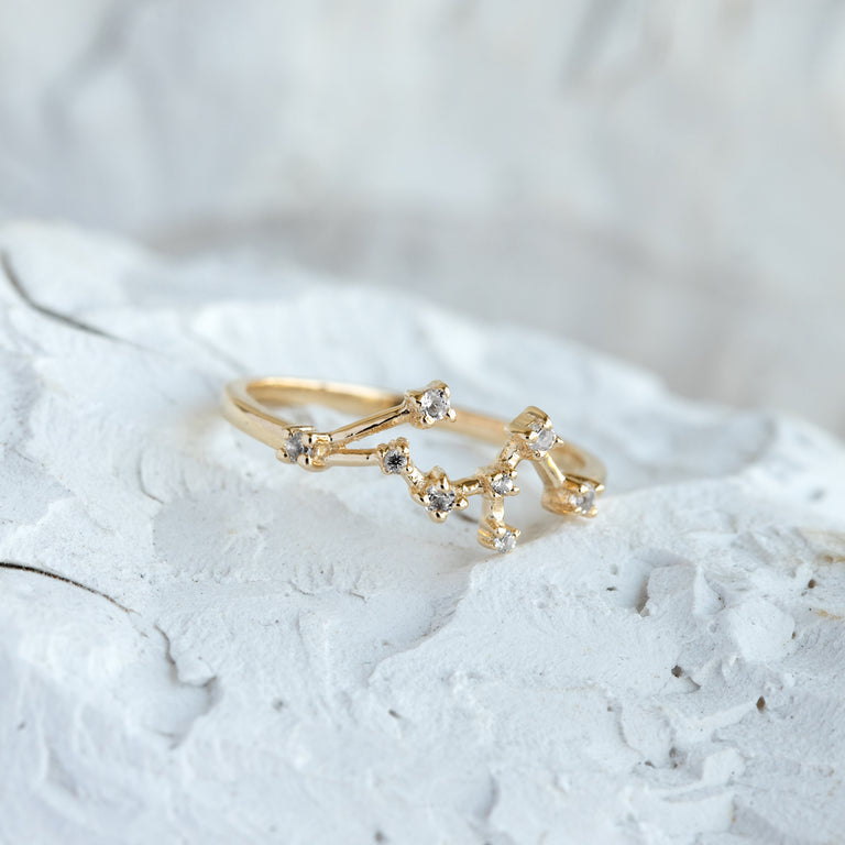 Sternzeichen Ring SCHÜTZE SAGITTARIUS Constellation