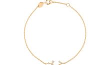 Sternzeichen Armband SCHUETZE SAGITTARIUS Silber und Gold mit Diamanten
