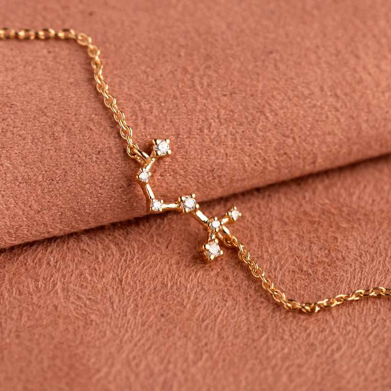 Armband STERNZEICHEN mit Diamanten / Topasen