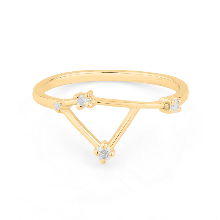 Sternzeichen Ring STEINBOCK CAPRICORN Constellation