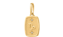 Medaillon STERNZEICHEN Gold mit Diamanten