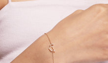 Sternzeichen Armband STEINBOCK CAPRICORN Silber und Gold mit Diamanten