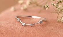 Sternzeichen Ring KREBS CANCER Constellation Silber