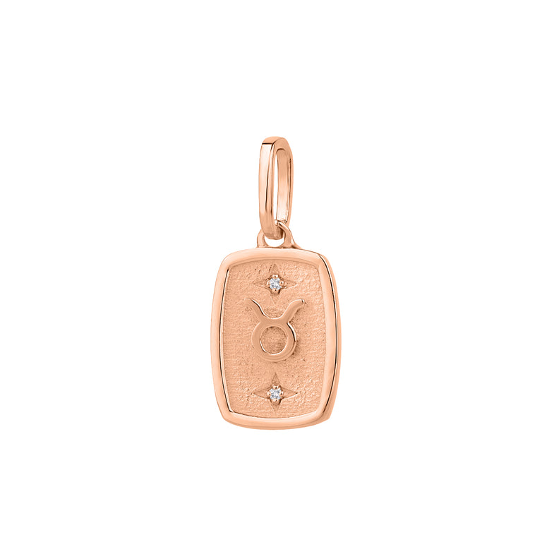 Medaillon STERNZEICHEN Silber mit Diamanten
