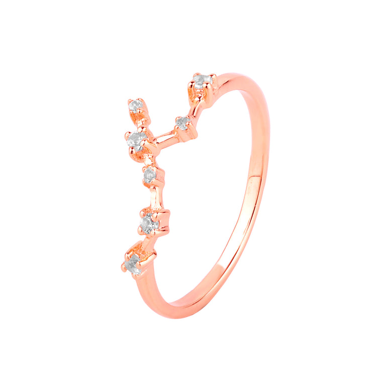 Sternzeichen Ring STIER TAURUS Constellation