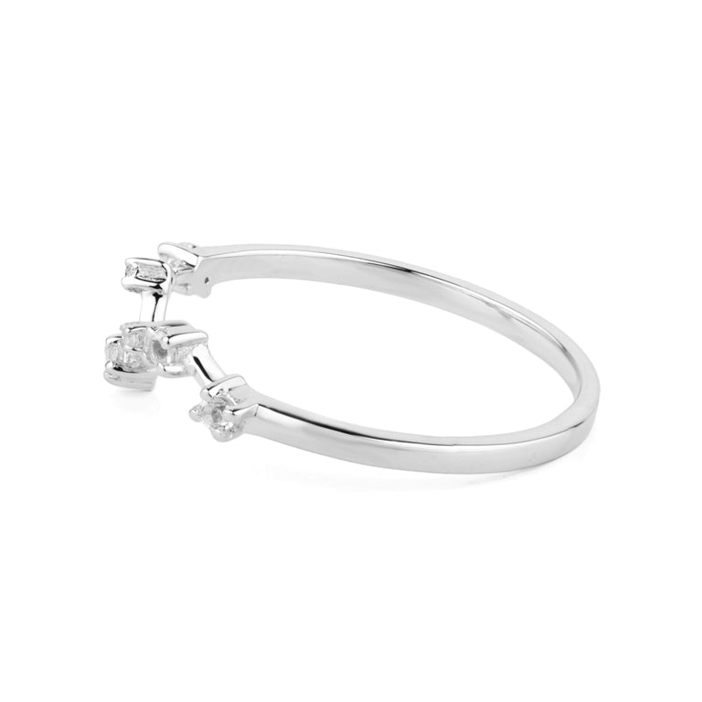 Sternzeichen Ring STIER TAURUS Constellation Silber