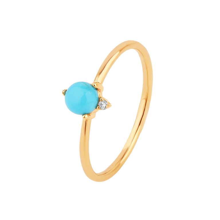 Ring TUERKIS Sternzeichen Skorpion, Wassermann, Krebs