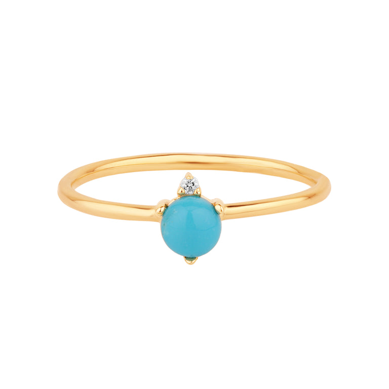 Ring TUERKIS Sternzeichen Skorpion, Wassermann, Krebs