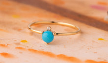 Ring TUERKIS Sternzeichen Skorpion, Wassermann, Krebs