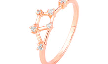 Sternzeichen Ring WASSERMANN AQUARIUS Constellation