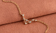 Sternzeichen Armband WAAGE LIBRA Silber mit Diamanten
