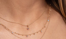 Sternzeichen Halskette WAAGE LIBRA Silber und Gold mit Diamanten EXPRESS