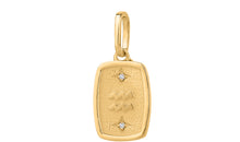 Medaillon STERNZEICHEN Silber mit Diamanten