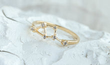 Sternzeichen Ring WASSERMANN AQUARIUS Constellation