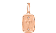 Medaillon STERNZEICHEN Gold mit Diamanten