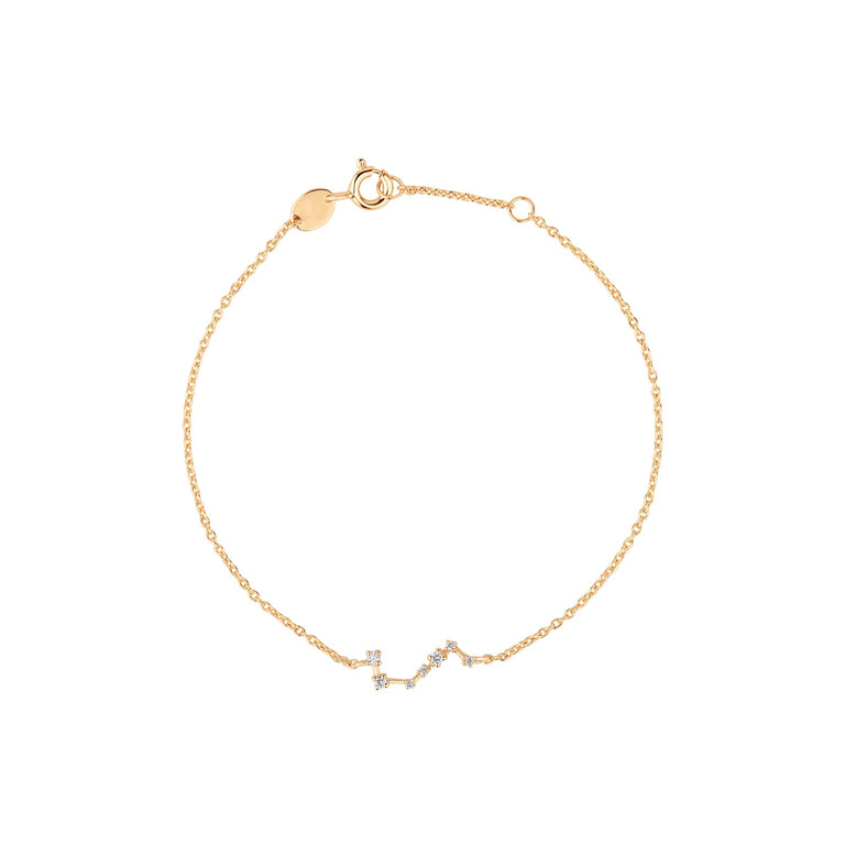 Sternzeichen Armband WIDDER ARIES Silber mit Diamanten