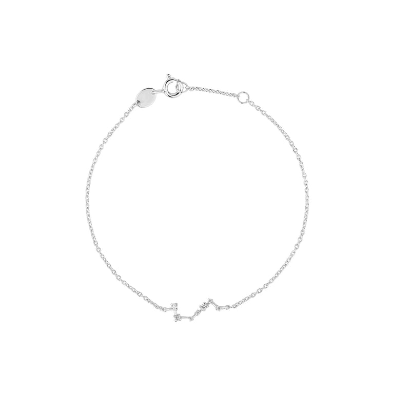 Sternzeichen Armband WIDDER ARIES Silber mit Diamanten