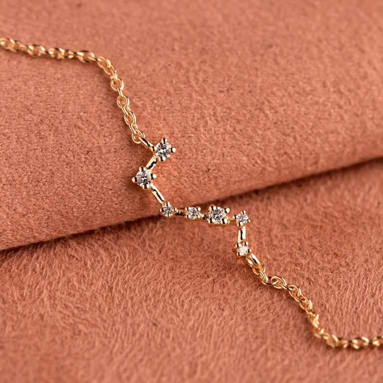 Sternzeichen Armband WIDDER ARIES Silber mit Diamanten