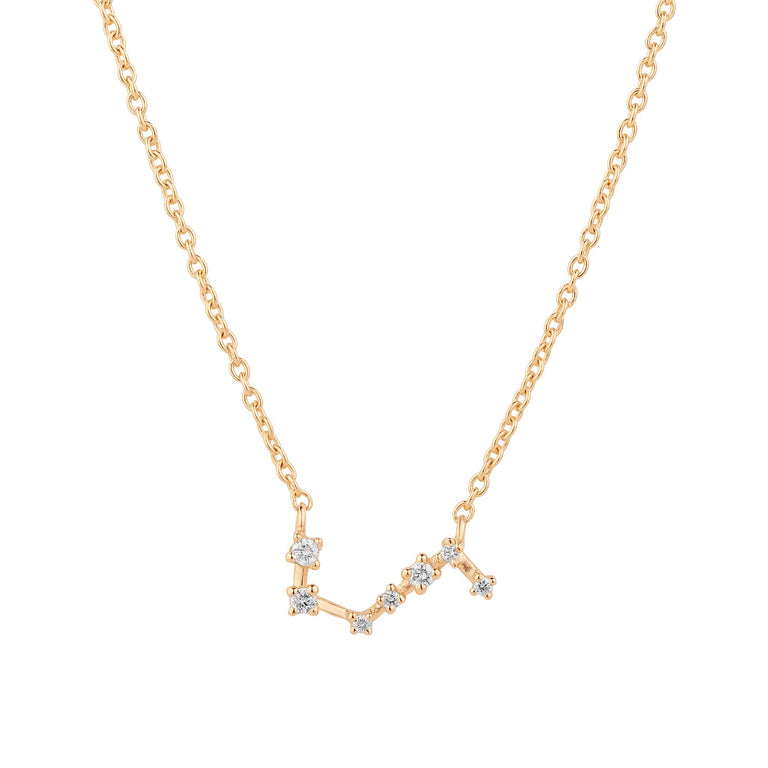 Sternzeichen Halskette WIDDER ARIES Constellation Gold EXPRESS