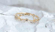 Sternzeichen Ring ZWILLINGE GEMINI Constellation
