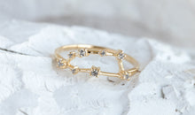 Sternzeichen Ring ZWILLINGE GEMINI Constellation Silber