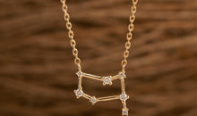 Sternzeichen Halskette ZWILLINGE GEMINI Constellation