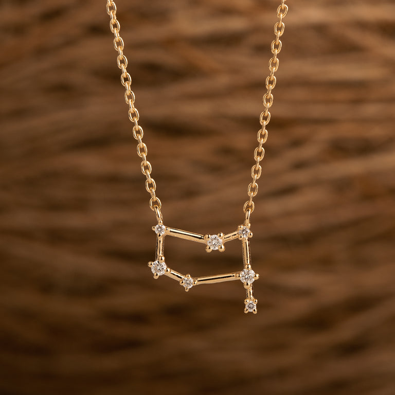 Sternzeichen Halskette ZWILLINGE GEMINI Constellation