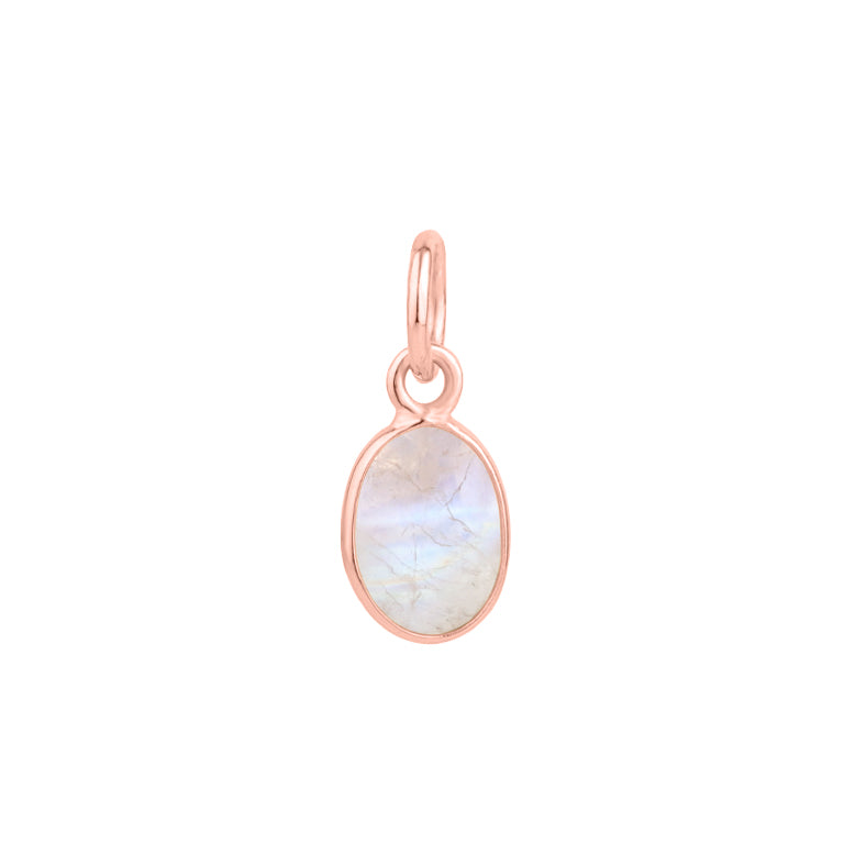 Anhänger  ADELINA mit Mondstein 5X7mm oval