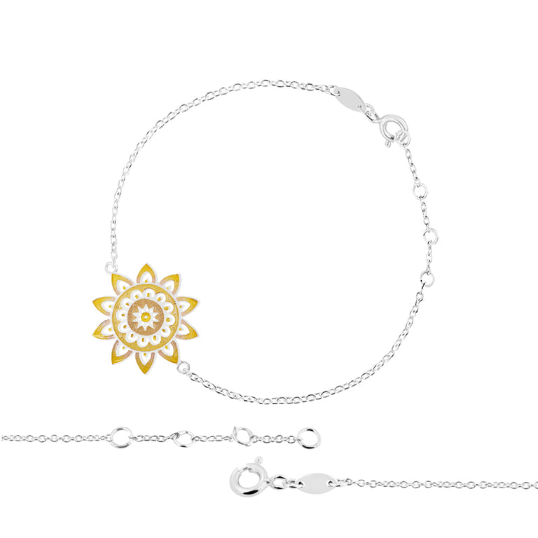Chakra Armband MANIPURA Solarplex Enamel