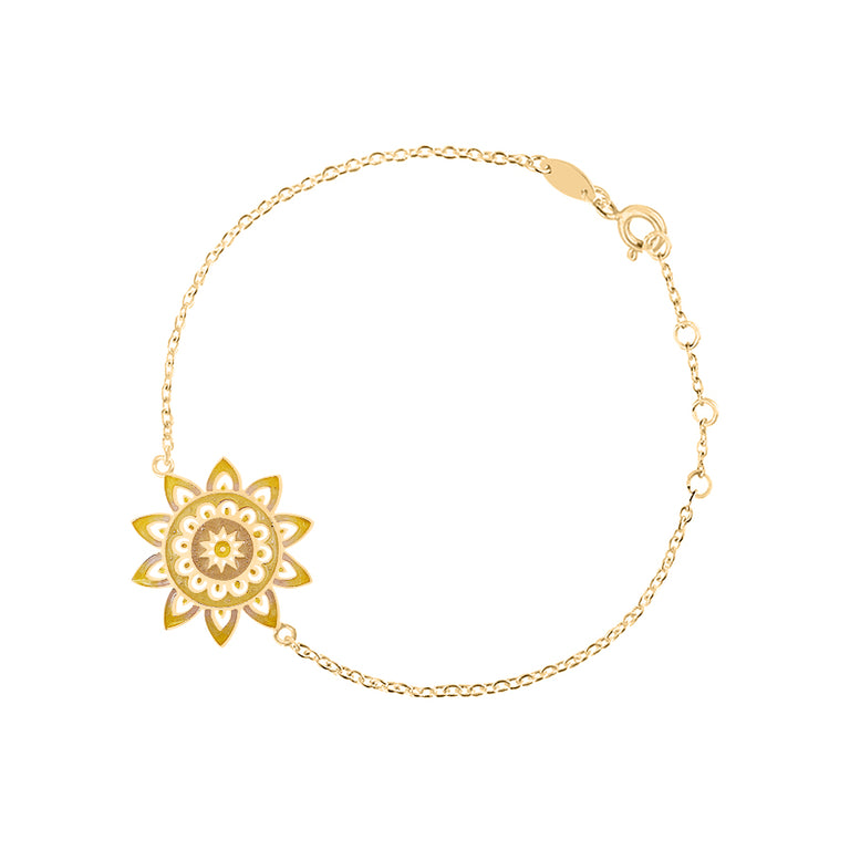Chakra Armband MANIPURA Solarplex Enamel 