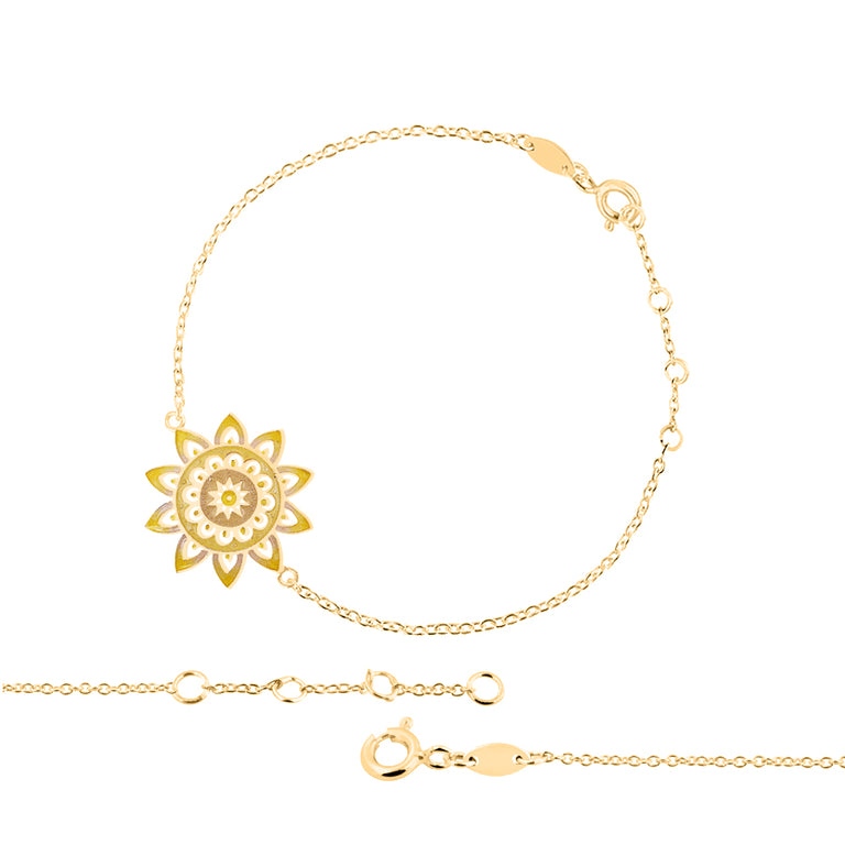 Chakra Armband MANIPURA Solarplex Enamel