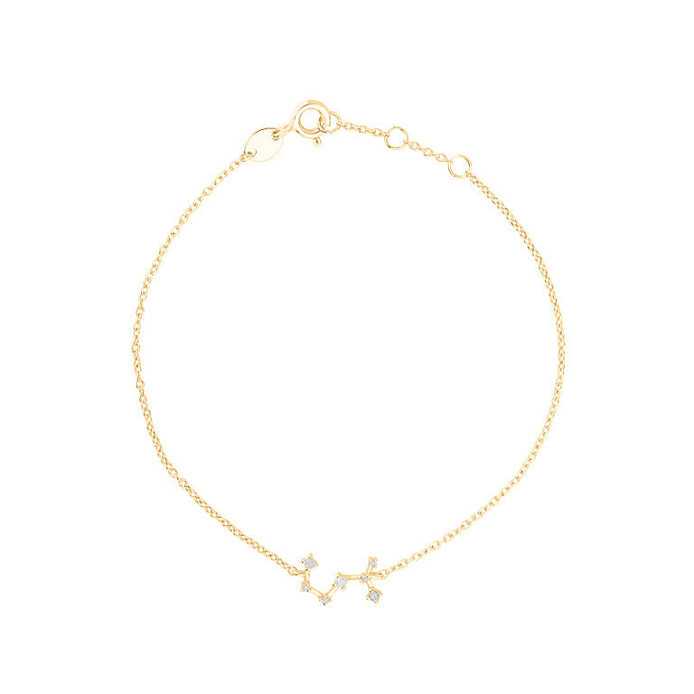 Sternzeichen Armband LOEWE LEO Silber mit Diamanten
