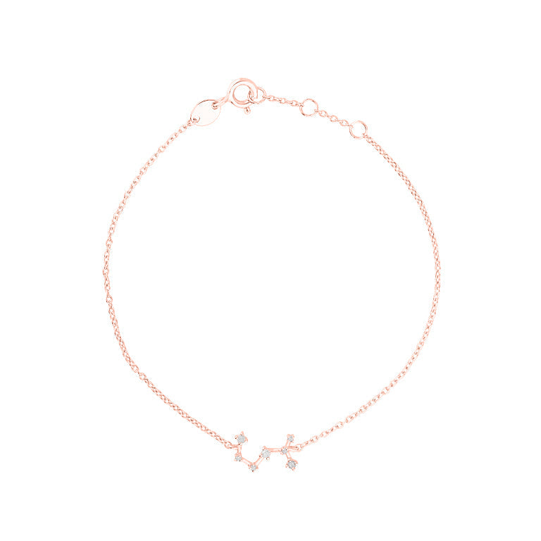Sternzeichen Armband LOEWE LEO Silber mit Diamanten
