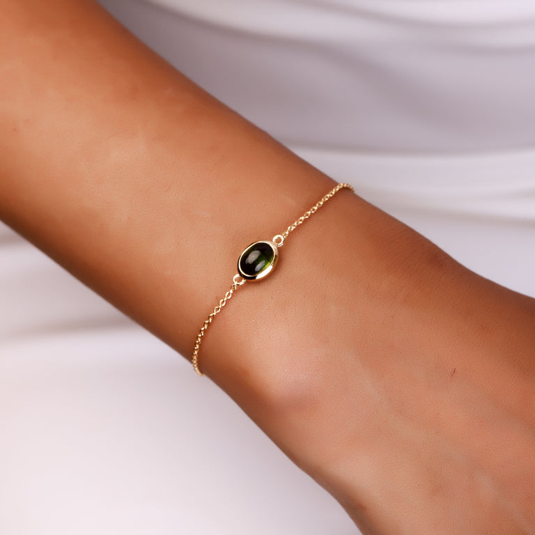 Armband IVREA  grüner Turmalin