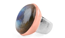 Ring SHANTI mit Labradorit