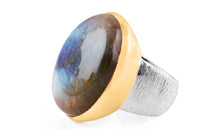 Ring SHANTI mit Labradorit