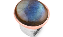 Ring SHANTI mit Labradorit