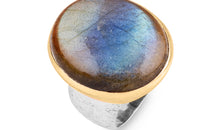 Ring SHANTI mit Labradorit