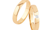 Ring EVAN  3mm mit 2mm Diamant