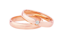 Ring EVAN  3mm mit 2mm Diamant