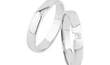 Ring EVAN  3mm mit 2mm Diamant