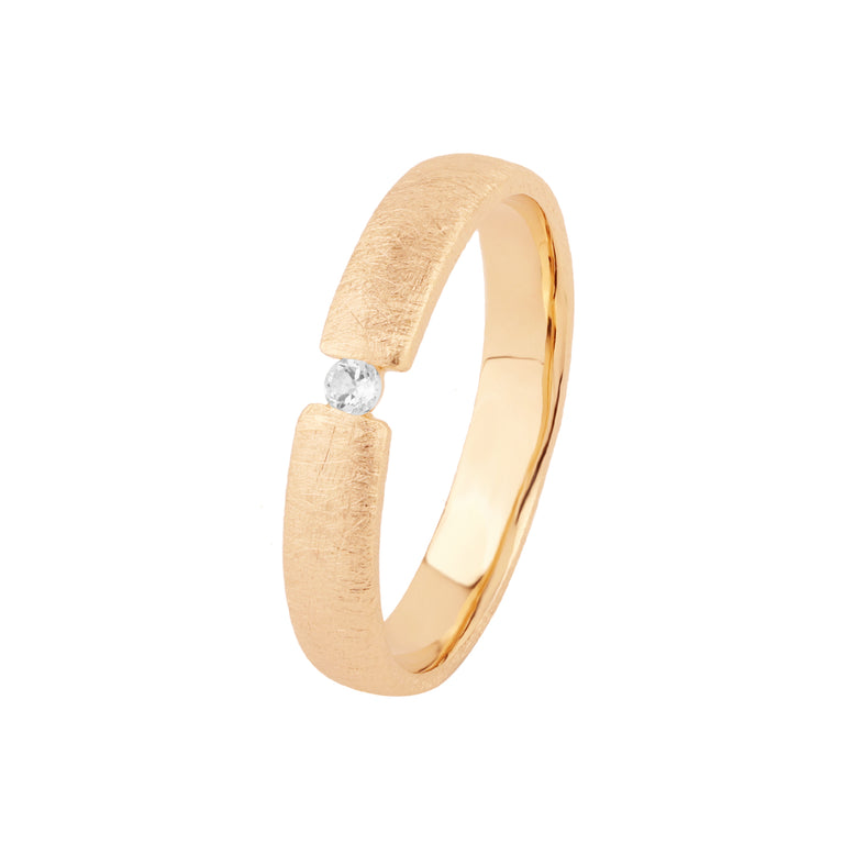Spannring  COLIN  3mm mit Diamant