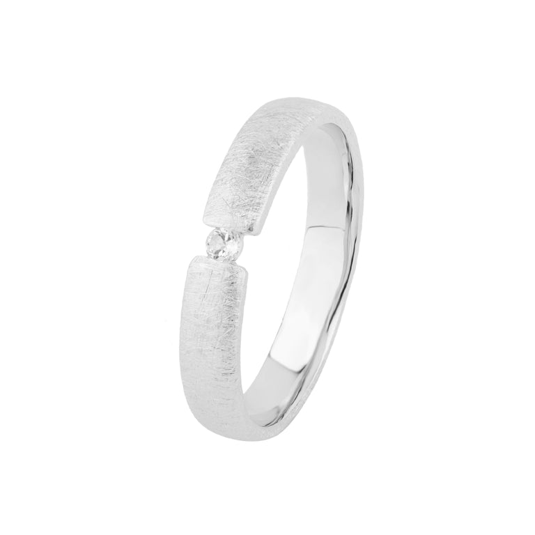Spannring  COLIN  3mm mit Diamant