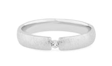 Spannring  COLIN  3mm mit Diamant