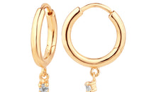 Creolen VIKA 12mm mit 2mm Diamant