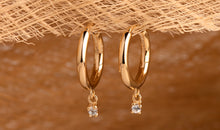 Creolen VIKA 12mm mit 2mm Diamant