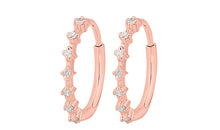 Creolen ZAFIR 14mm Diamanten