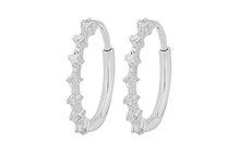 Creolen ZAFIR 14mm Diamanten